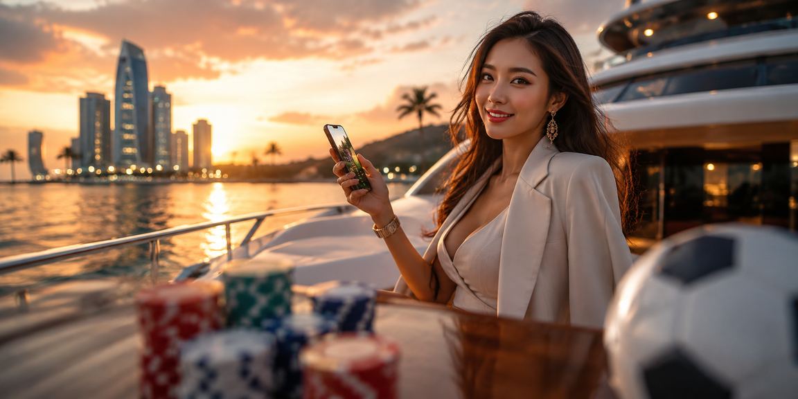 Người chơi thư giãn tại bãi biển Phú Quốc, tận hưởng giải trí cá cược bóng đá có trách nhiệm